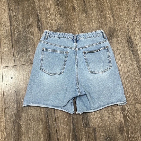 Oak & Fort Long Denim Shorts - Picture 3 of 4